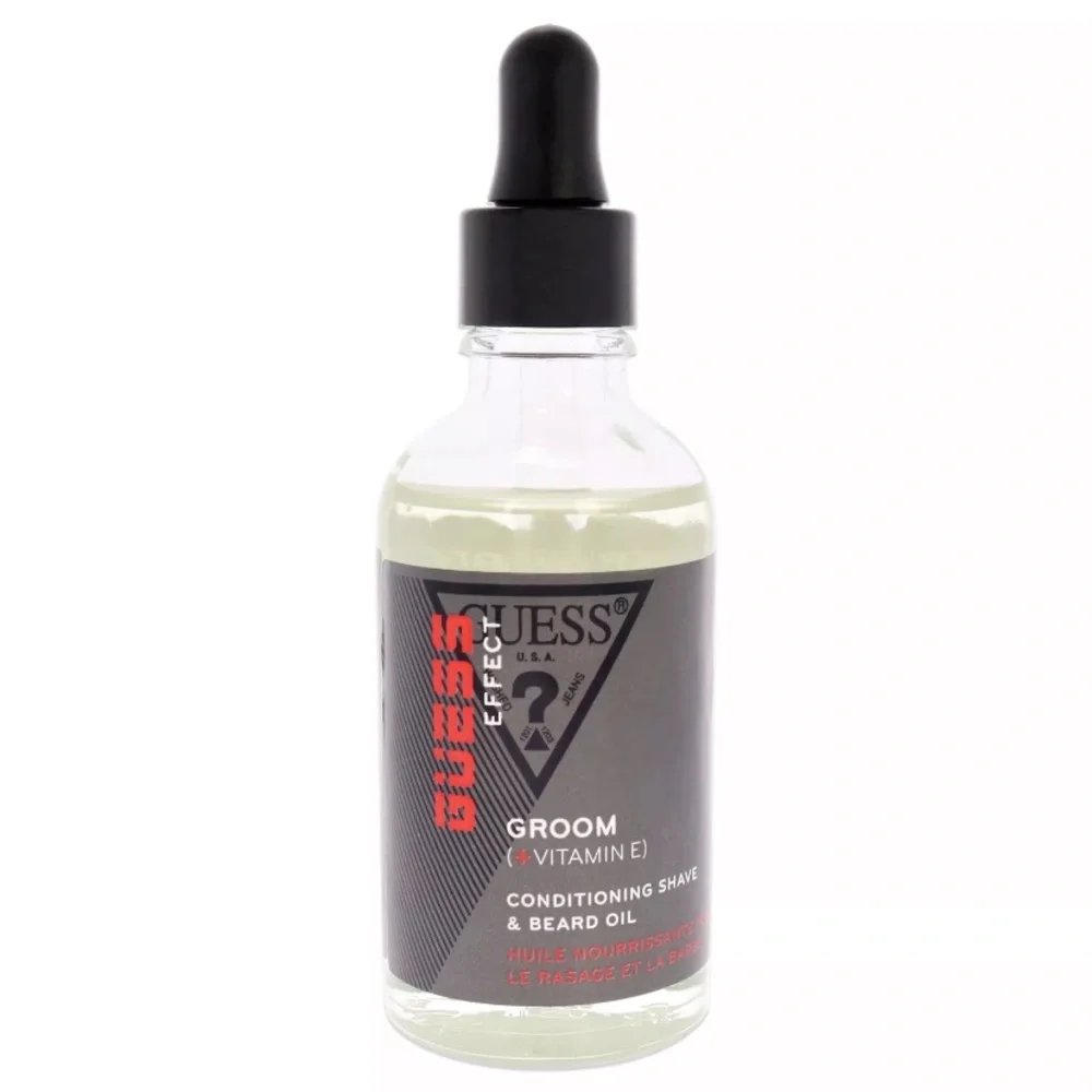 Guess Effect Groom Conditioning Shave and Beard Oil by Guess 1.7 oz 50 ml Oil.